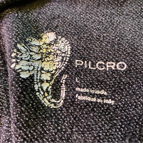 Pilcro Anthropologie Sz L Gray Lounge Top - Picture 4 of 4